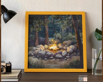 Stille am Kamin
