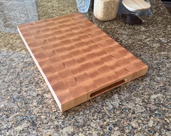 Handmade Large End Grain Maple Cutting Board Butcher Block