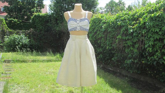 Womens Linen Shorts / Designer Betty Barclay / Lin
