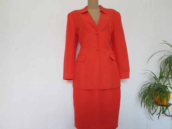 Skirt Suit Vintage / 2 Piece Skirt Suit / Skirt an