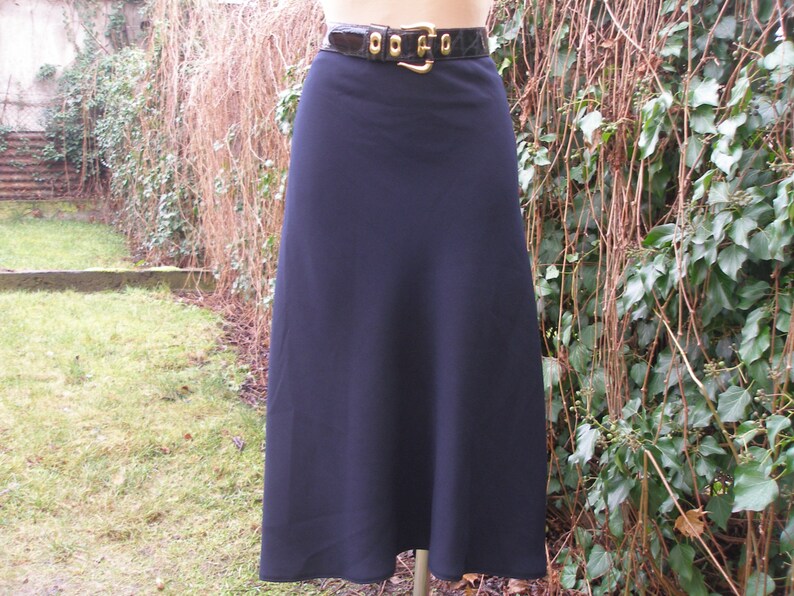 Large Pencil Sakirt Black Skirt Skirt Vintage Big Size EUR52 UK24 Lining