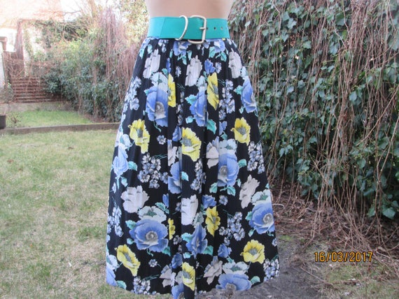 Full Skirt Pockets / Skirt Vintage / Full Skirt Fl