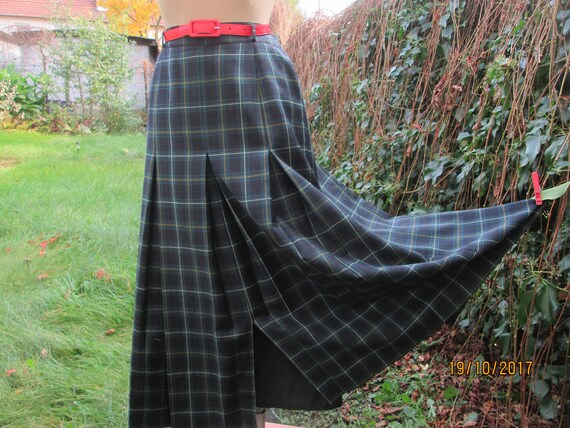 Long Wool Skirt / Woolen Skirt / Skirt Vintage /