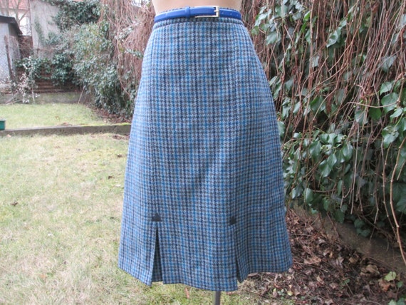 Woolen Skirt / Pencil Wool Skirt / Skirt Vintage /