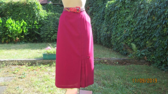 Pencil Skirt Pockets /Long Pencil Skirt / Skirt M