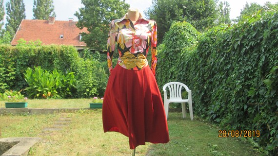 Wool Skirt Pockets / Woolen Skirt / Skirt Vintage