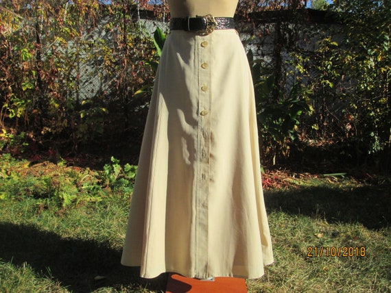 Long Wool Skirt / Woolen Skirt / Long Skirt / Skir