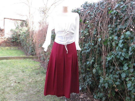 Pleated Skirt / Skirt Vintage / Pleated Skirts / L