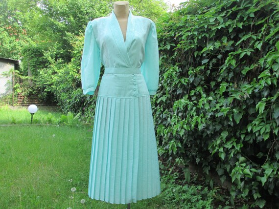 Wrap Pleated Dress / Pleated Dresses / Pleated Dre