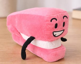Battle For Dream Island, Pink Stapler Plush, Cute Plush Toys,Gift For Kids
