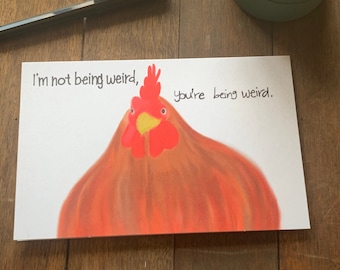 Being Weird Card