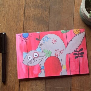Hiss Cat Card