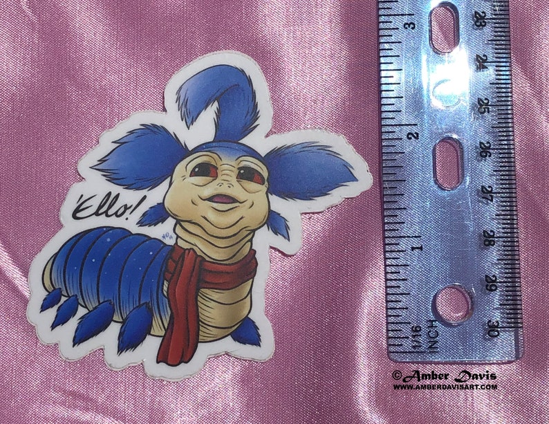 Goblin King Worm Die Cut Sticker CHOOSE Etsy