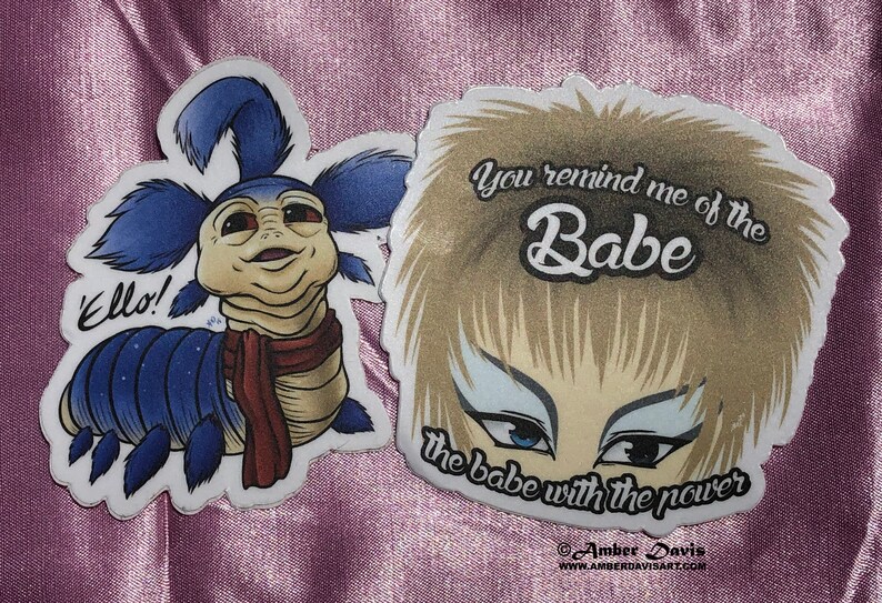 Goblin King Worm Die Cut Sticker CHOOSE Etsy