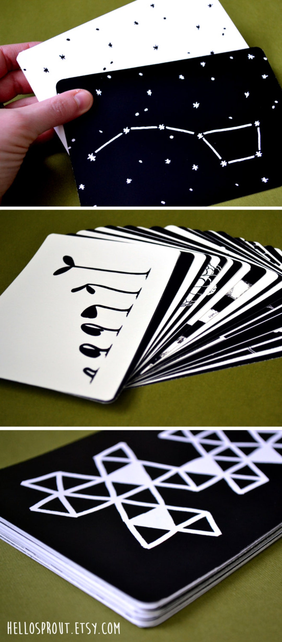 Black and White Baby Activity Cards - Printable Version Instant ...