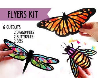 6 Flyers Kids Craft Kit - Suncatcher