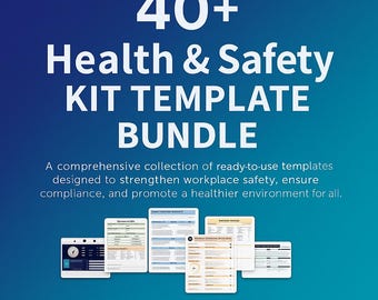 Más de 40 plantillas de Excel de salud y seguridad / Formularios de inspección del lugar de trabajo / Hojas de evaluación de riesgos e informes de incidentes / Rastreador de seguridad de empleados