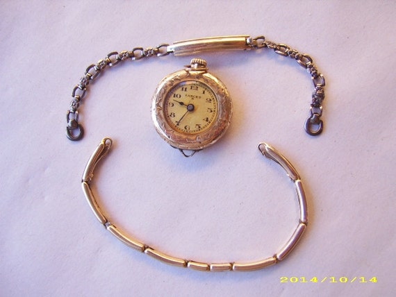 Antique Gold Filled Watch Parts
