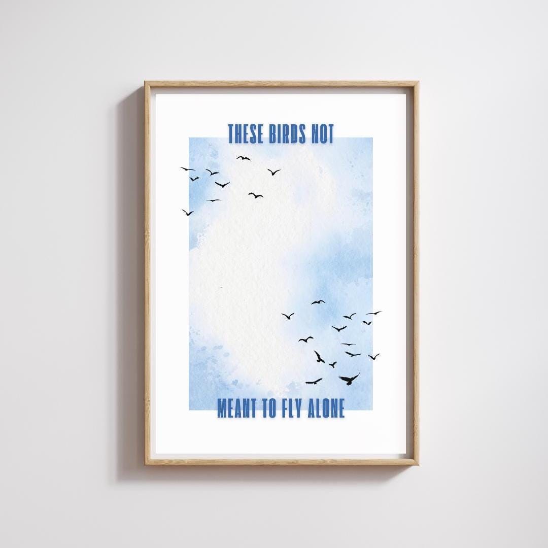 Turnstile Birds Lyrics Print, Hardcore Music - Etsy
