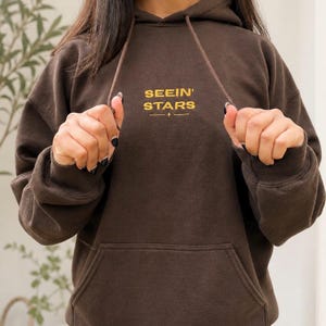 Felpa ricamata, merchandising Turnstile, Seein Stars, Goth, Pop Punk, Emo, felpa ricamata