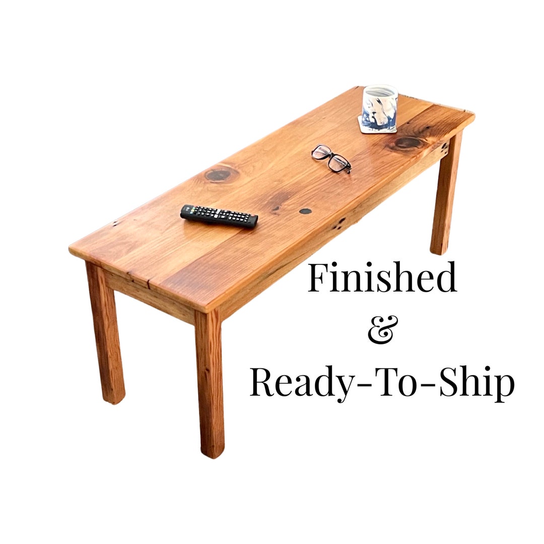 Skinny Coffee Table / Slim Coffee Table / Slender Coffee Table Etsy