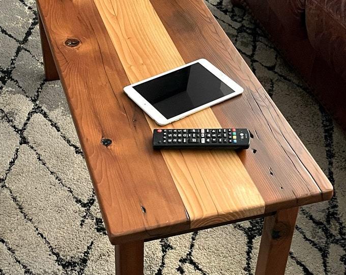 Skinny Coffee Table / Slim Coffee Table / Narrow Coffee Table / Slender