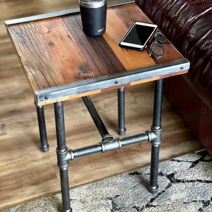 Industrial side tables 2024 for living room