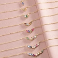 Family Birthstone Necklace \u2022 Mother of the Bride\/Groom Necklace