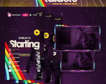 Raiders Animated Vertical Streaming | TikTok Vertical Overlays | Screens, Intermission, Transition, Game Overlay | OBS, Streamlabs