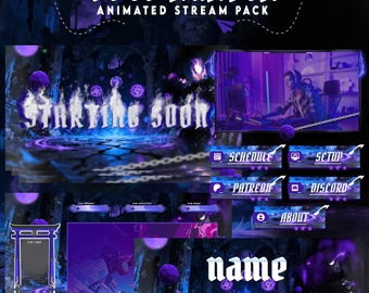 Solo Hunter Animated Stream Pack | Twitch, YouTube, Kick (Digital Download)