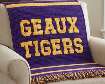 Louisiana Inspirierte Decke/Graphgan Häkeldecke