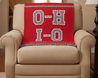 Ohio Inspiriert Graphgan/Decke zu häkeln