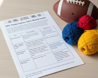 National Football League - NFL-Farben nach Garntabelle