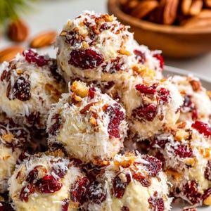 Mini Pineapple Cranberry Pecan Cheese Balls Recipe | Festive Holiday Appetizer (Digital Download)