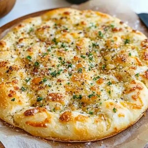 Knoblauch Parmesan Focaccia Brot Rezept | Hausgemachtes Italienisches Brot | Digitaler Download