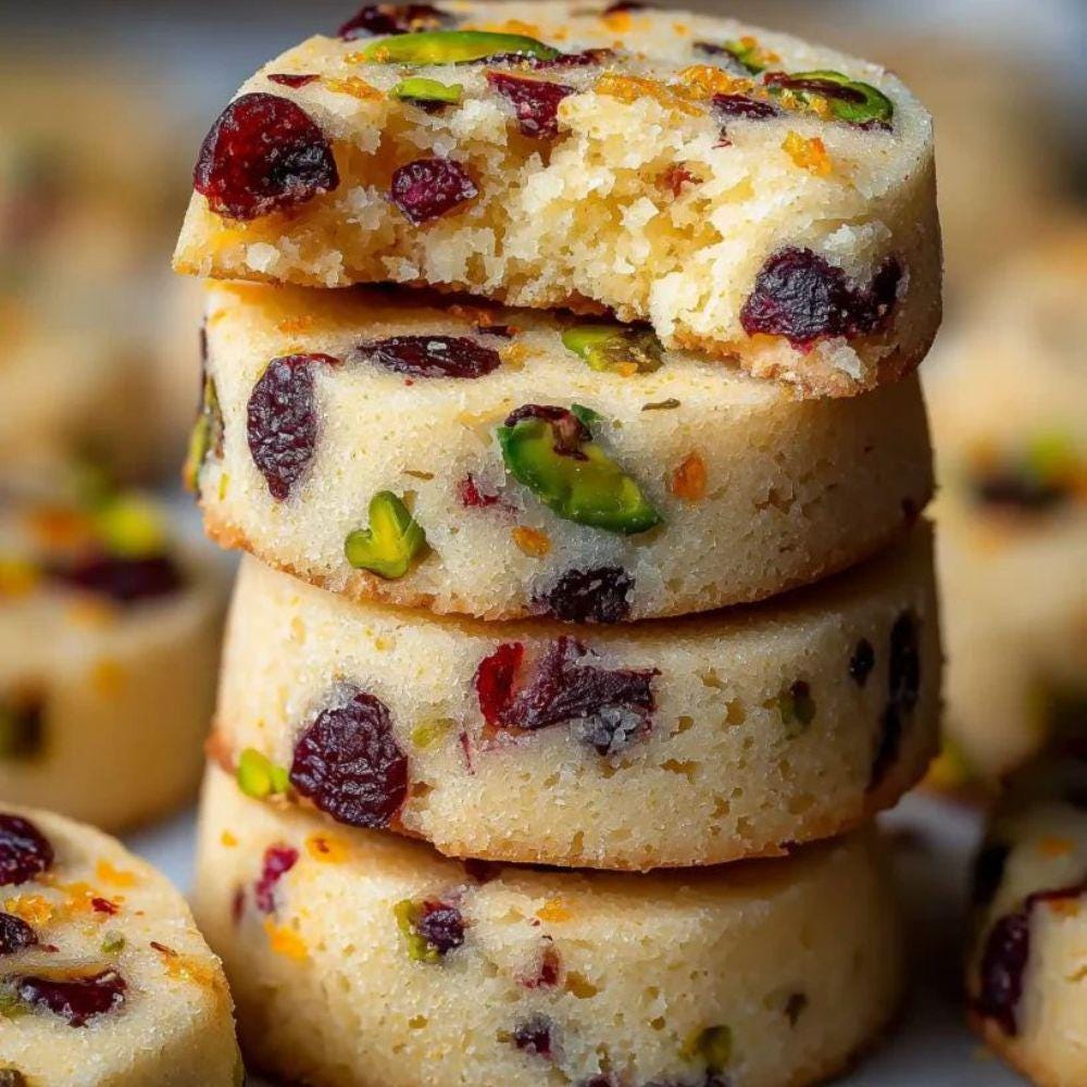 Elegant Cranberry Pistachio Shortbread Cookies – Digital Download - Etsy