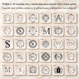 Kit de sellos de cera con iniciales personalizadas para bodas/regalos, kit de sellos de cera con logotipo personalizado, juego de sellos de cera con letras personalizadas para parejas