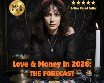 2026 Tarot Reading | 12 Month Psychic Forecast | Love, Career & Money Predictions | Same Hour Delivery | Brutally Honest Year Ahead PDF