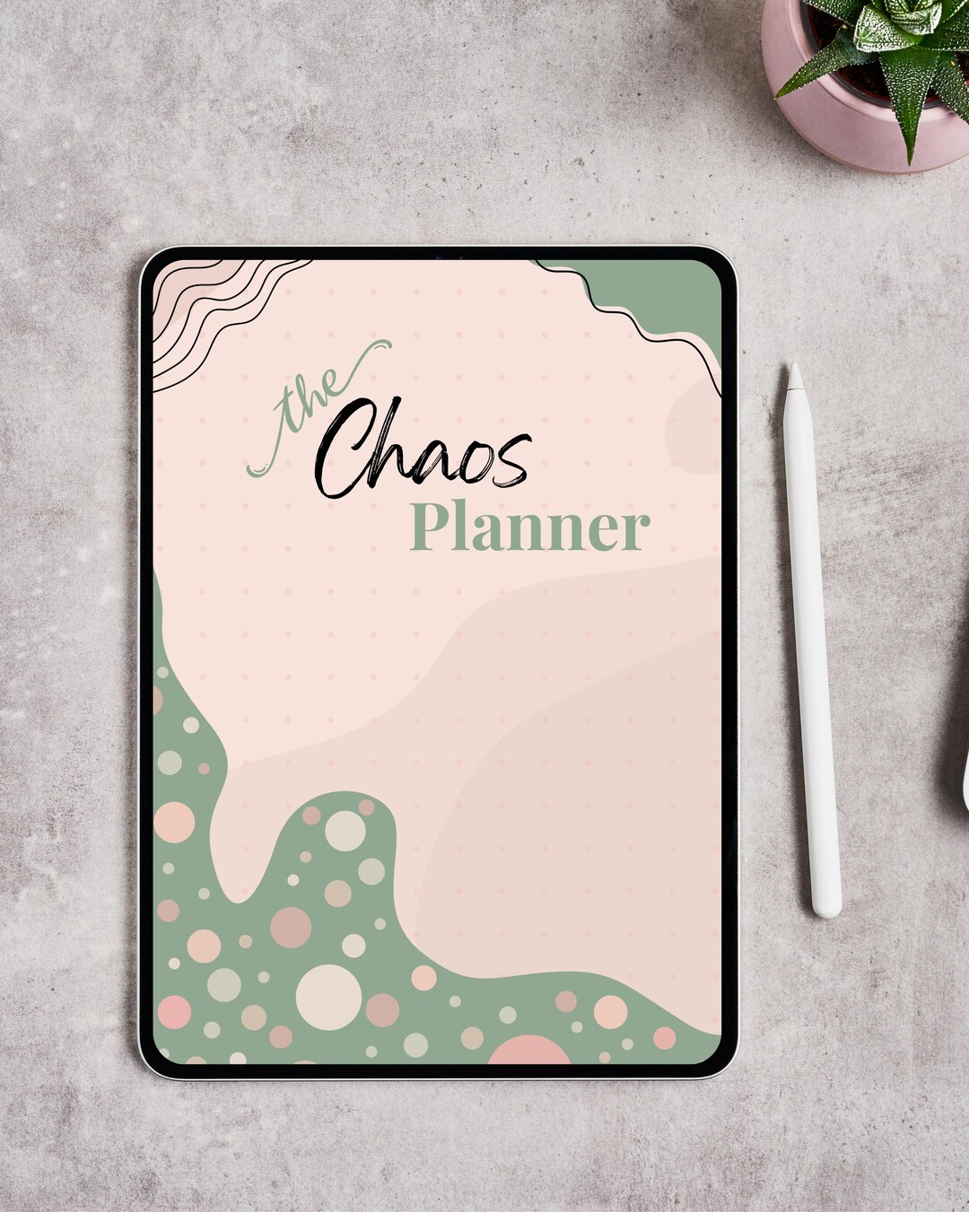The Chaos Planner: Digital Self-care Journal & Productivity Workbook ...
