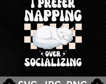 Lustiges Nickerchen Zitat SVG PNG - Sofortiger Download Cricut