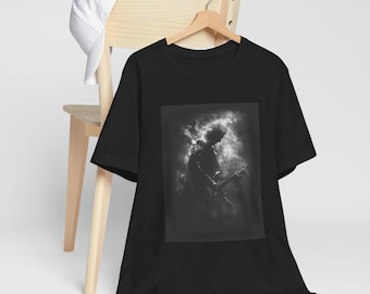 Shadow Guitarist tee | Dark Rock Music Graphic Shirt