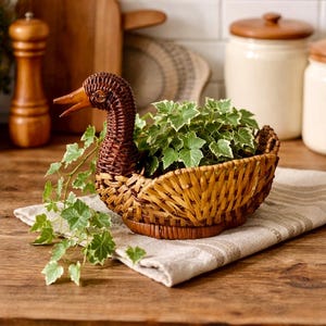 Vintage Wicker Baby Basket - Etsy
