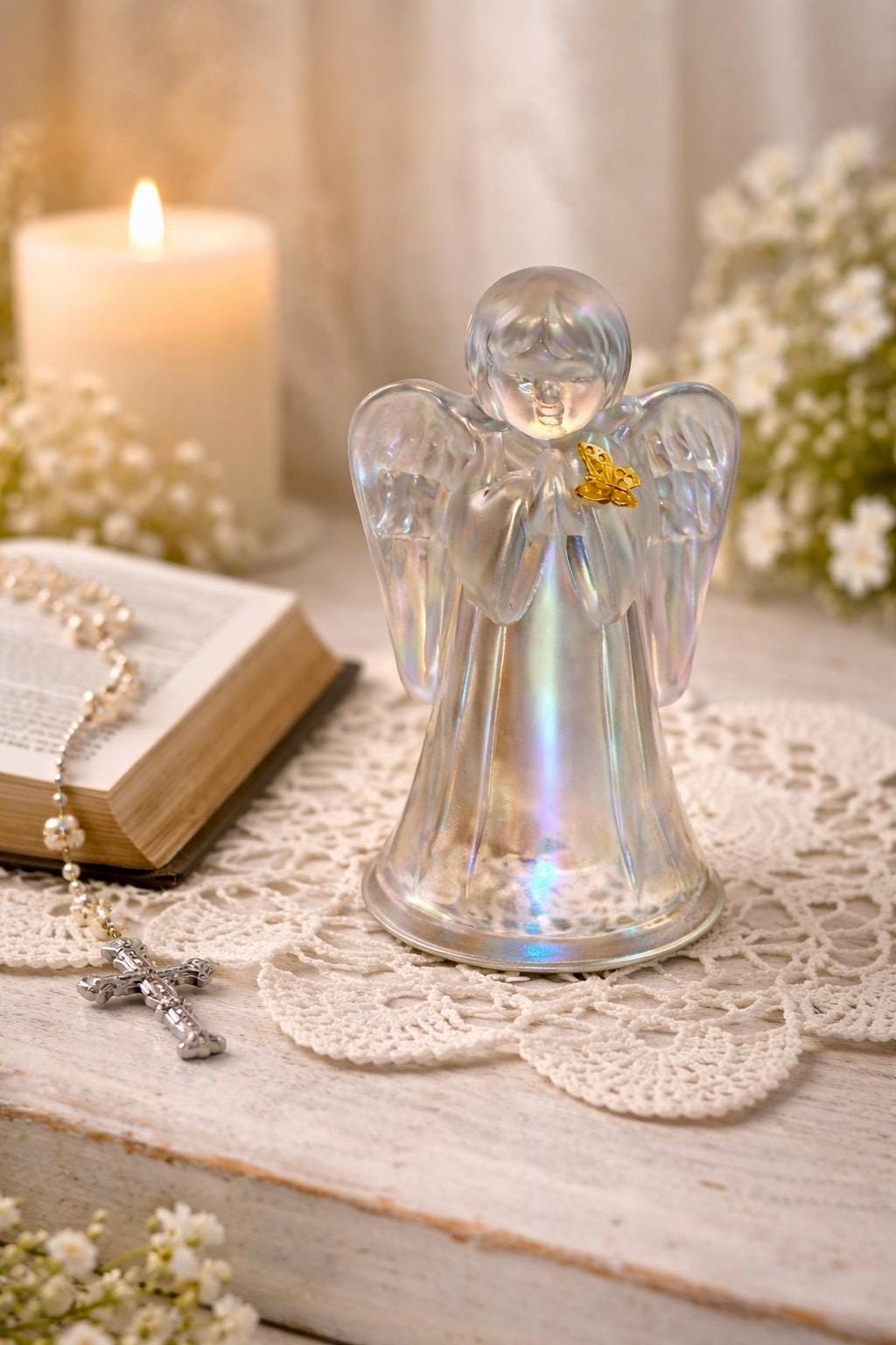 Fenton Angel - Etsy