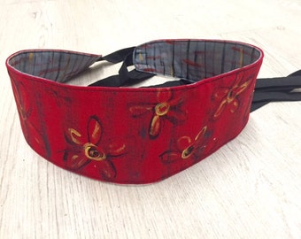 Fabric belt, Hand-painted belt, sash, waist band