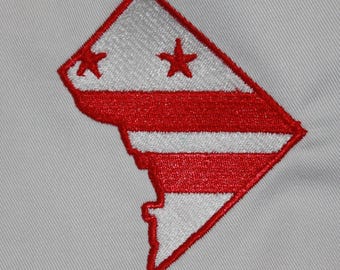 Embroidered DC Apron: Washington D.C. Gift for Chefs
