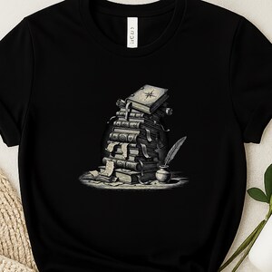 Woodcut Campaign Notes T-Shirt: RPG Dungeon Master Gift