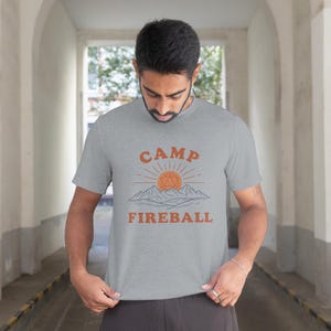 Boho DND Shirt, Camp Fireball TTRPG Tee, Minimalist Fantasy Apparel, Cozy Tabletop Gamer Gear image 7