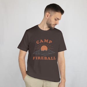 Boho DND Shirt, Camp Fireball TTRPG Tee, Minimalist Fantasy Apparel, Cozy Tabletop Gamer Gear image 8