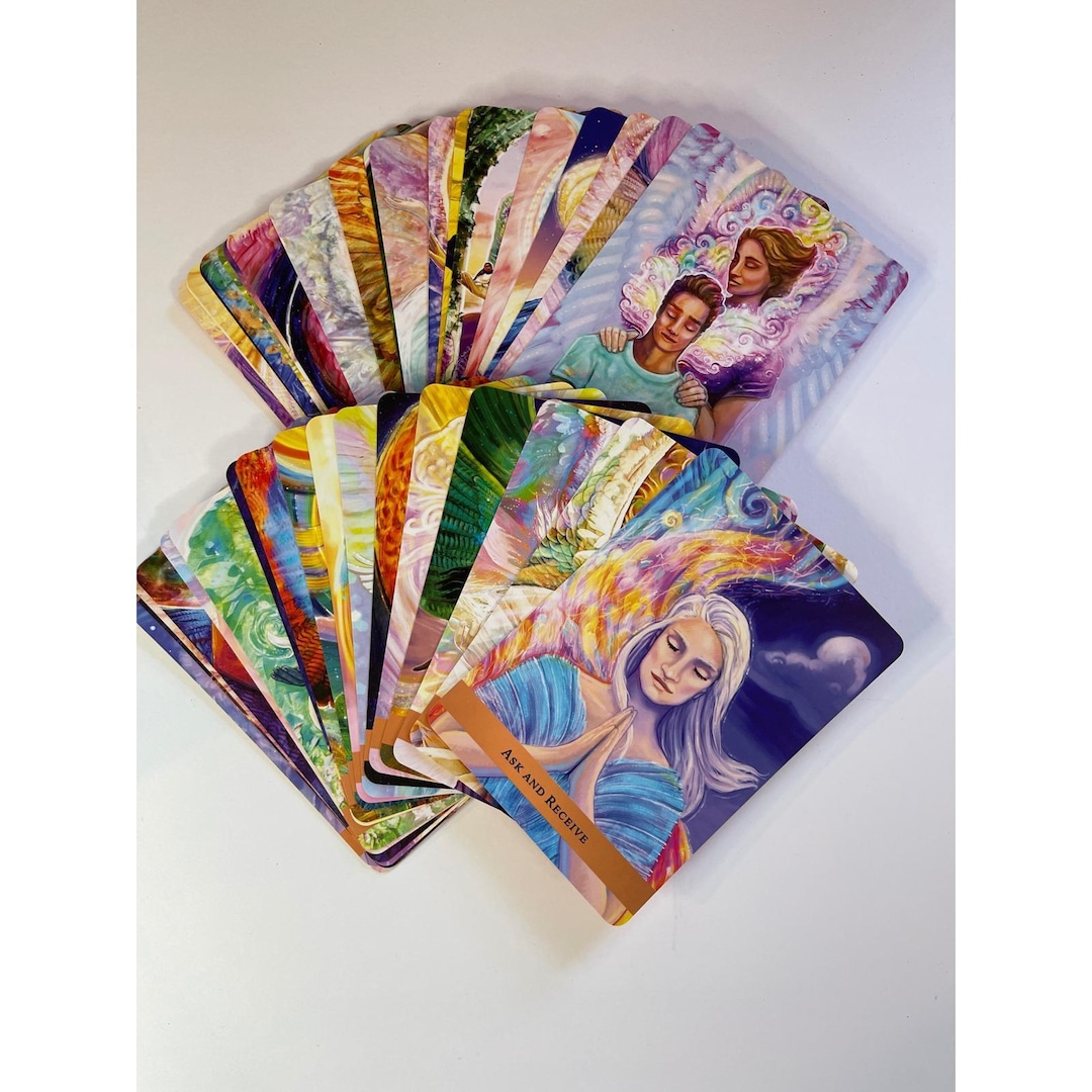 Angel Guide Oracle Cards Deck by Kyle Gray 44-card Guidebook Divination ...