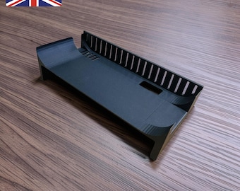Switch 2 Horizontal Dock Stand for under TV table / shelf – Low Profile, Space‑Saving & Cooling Airflow Holder